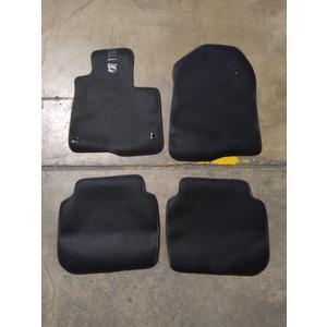 Black Carpet Floor Mats 4 Piece, Size: 1 Driver's floor Mat ( 26×19Inch) 2 Front passenger Floor Mat (28×19inch) Rear Floor Mats (2Pieces 18×19inch)