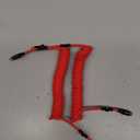 Pro Coiled Keyboard Cable, Double-Sleeved Mechanical Keyboard Cable with 5Pin GX16 Aviator, 1.2m USB A to USB Type C (Orange)