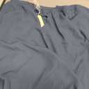 Dokotoo Blouses for Women Dressy Casual Flowy Boho Tops V Neck Long Sleeve Shirts Spring Outfits 2026 (Medium, Grey Blue)