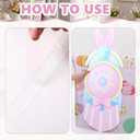 Oudain 2 Pcs Easter Table Tablecloth Decorations Bunny Train Table Cloth Decoration with Pastel Rabbit Eggs Gnomes Easter Party Favor for Picnic Dinner Outdoor Decorations Decor