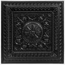 Art3d Drop Ceiling Tiles, Glue up Ceiling Tiles, 2'x2' Plastic Sheet in Black (24-Pack, 96 Sq.ft)
