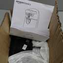 Amazon Basics 3-In-1 Electric Can Opener, Bottle Opener and Knife Sharpener with Stainless Steel Blade, Magnetic Lid Holder, Safe, Easy to Use, Powerful, Sleek Design, 50W, Black