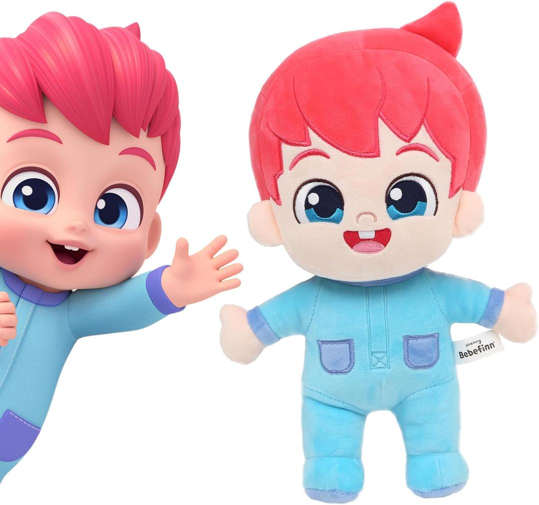 Pinkfong Bebefinn Plush Toy - Soft Cuddly Premium Plush Toy for Kids - Ages 1-5