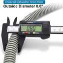 Universal Dishwasher Drain Hose - 10 Ft Discharge Hose - Corrugated and Flexible Dishwasher Hose Drain Replacement with Clamp