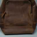Men's Backpack Vintage Leather Backpack Men's Shoulder Bag Leather Travel Bag Rucksack for Men