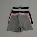 The Children's Place Girls' Solid Bike Shorts (Medium, Multi Color 8-pack)