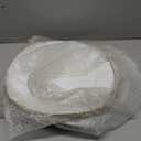13-Inch 11-Pack Heavy Quality Round Charger Plates-Floral White Gold Trim-HD80341