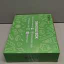 Snackle Box Container, Dishwasher Safety - Divided Serving Tray with Lid and Handle, Charcuterie Board for Portable Snack Platters - Clear Organizer for Fruits Snacks,Perfect for Road Travel