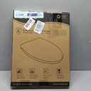 LUXE TS1008E Elongated Comfort Fit Toilet Seat with Slow Close, Quick Release Hinges, and Non-Slip Bumpers (White)