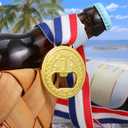 Cabilock 6PCS NO. 1 Bottle Opener Gold Medal Beer Opener Creative Jar Opener Beer Lid Remover Wine Beer Accessories