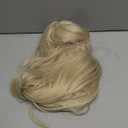 ENTRANCED STYLES Blonde Wig with Bangs, Long Straight Wigs for Women Natural Hair Wigs Synthetic Blond Wigs for Girls Daily Party Halloween Cosplay Wig 22 Inch