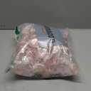 Refillable Cosmetic Sample Jars - 100 Pack 10g (0.35oz) Pink Small Travel Containers with Lids + 10 Mini Makeup Spatulas - BPA Free