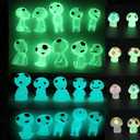 Fairy Garden Accessories Tree Elves Glow in Dark Garden Alien Decor Miniatures Luminous Ghost kit for Micro Landscape Garden Decoration Outdoor Status Patio Lawn Yard Kit