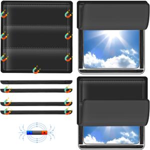 RV Skylight Cover, Magnetic Vent Cover for Roof16  (L) x 16 " (W), RV Window Blackout with UV Protection and Foldable Magnet Design, Waterproof Fabric, Reflective