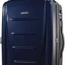 Samsonite Winfield 2 Hardside Expandable Luggage with Spinner Wheels, Navy, Checked-Large 28-Inch