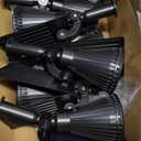 6 Pack Solar Lights Outdoor Waterproof IP65,Warm White,Super Bright LED,2 Lighting Modes,Solar Powered Yard Garden Solar Spot Lights for Flag Landscape Auto On/Off