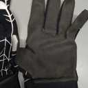 Youth Baseball & Softball Batting Gloves for Kids with Super Grip Fit (Youth M/L(6in-6.5in), Spider Black)