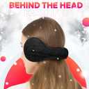 2Pack Venswell Knit Ear Muffs for Winter Women Men Soft Earmuffs Cold Weather Fleece Ear Warmers Cover Foldable & Adjustable