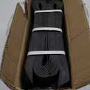 Gravel Grid 3" Thick Geo Ground Grid, 36x4 FT Geo Cell Gravel Retainer 1885 LBS Per Sq ft, Foldable Permeable Stabilization System with Connection Buckles for Driveway Walkway Landscaping and Slopes (Black)