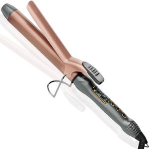 Thirtek Curling Iron 1 Inch,Ceramic Tourmalin Hair Curler with LCD Display,15 Adjustable Temps for All Hair Types,25S Fast Heat Up to 450 for Long-Lasting Wonder | Auto Shut-Off | Dual Voltage (Copper Brown)