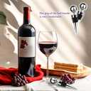 10 x 3 Pcs Wine Stopper Bottle Stopper Wine Saver, Yimerlen Silicone Vacuum Wine Bottle Corks, Reusable Wine Stopper Used for Bar, Holiday Party Keep Wine Fresh Suitable for Standard Bottle (Silver)