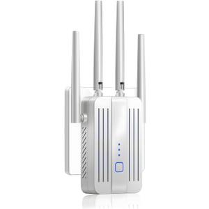 2025 WiFi Extender Signal Booster for Home - 10K Sq.Ft Coverage | 90% Faster Internet Booster with Unmatched Wall - Penetrating Strength,Easy Setup Wireless Repeater Works with Any Router White
