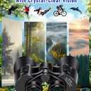 20x50 High Powered Binoculars for Adults, Clear Durable Binoculars for Bird Watching Sightseeing Wildlife Watching Travel Hunting Football Games Stargazing with Carrying Case & Strap