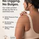 SHAPERMINT Wireless Bras for Women No Underwire Small to Plus Size Bralettes with Support and Natural Lift (Beige, L)