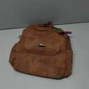 WYFJNX PU Leather Backpack Purse for Women Fashion Multipurpose Design Handbag Ladies Shoulder Bags Travel Backpack Brown