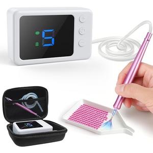 Electric Diamond Painting Pen, Cordless Vacuum Diamond Art Pen with Storage Case, 5 Level Adjustable Suction, 10h Rechargeable Battery Diamond Art Accessories Tools for Adults, E-Painter No Max Need