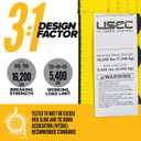 US Cargo Control 4" x 30' Winch Straps with Twisted Sewn Loops (10-Pack), 5,400 LBS Working Load Limit, Heavy Duty Flatbed Tie Downs, Yellow 4 Inch Straps for Flatbed Trailers and Trucks
