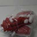 Christmas Hats Bulk for Children - Red Santa Hats Non-Woven Fabric 10.2x15 Inch