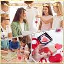 24 Sets Sport Valentines Gifts Bulk Basketball Soccer Baseball Volleyball Football Valentines Exchange Cards and Keychains (Basketball)