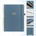 And Per Se 2026 Planner, A4 Size-Daily, Weekly & 18-Monthly Planner, Daily Schedule, Monthly Tabs, 100 GSM Thick Paper(Dark Blue)