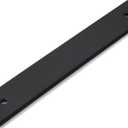 khtumeware 5 Pack 13" Square Backplate 12" 305mm Center-Center, Matte Black Backplate for Pulls