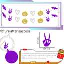 3 x 2PCS Halloween Pumpkin Garland Banner Happy Boo Day Party Decor Sign Pumpkin Ghost Bat Halloween Party Decorations