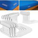 Omboos Bed Sheet Holders for Corners, New Upgrade Fitted Sheet Holder Keep Sheets Firm & Tight, Bed Sheet Straps, Lock Sheet Holders Set of 4, Mattress Lock Straps Fasteners Fit All Sheet Size