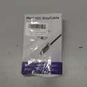 StayCable 5FT USB A to USB C Cable with Built-in Magnetic Holder for Nightstand, Desk and Car, 3A Fast Charging Anti-Fall Cord with 2 Adhesive Metal Plates, Braid Type-C Data Cable for iPhone 17 (White)