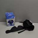 Travel Pillows for Airplanes, Airplane Pillow for Long Flight, Airplane Head Strap with Eye Mask for Sleep, Travel Neck Pillow for Car Road Trip, 360 Support Headrest, Stop Bobblehead, Black