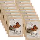 Memory Island 8.5x11 Photo Frames for Wall and Tabletop Display, 8.5 by 11 Natural Wood Grain Picture Frames with HD Plexiglass, Set of 15