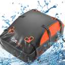 Asinking Car Rooftop Cargo Carrier Bag, 100% Waterproof Non-Rip 20 Cubic Feet Car Roof Bag for All Vehicles with/Without Rack, Includes Non-Slip Mat, Luggage Lock, 4 Door Hooks, Storage Bag
