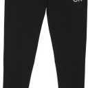 Calvin Klein Women’s  French Terry Iconic CK Logo Joggers (X-Large, Black)