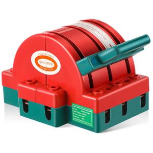 380V 3 Pole Disconnect Knife Switch Double Throw Disconnect Switch Orange Knife (63A)