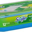 Swiffer Products Wet Refill System, Cloth, 12/Box - Sold As 1 Box - Premoistened cloths for 10" Sweeper. - Safe for use on linoleum, vinyl, ceramic and finished wood floors. -