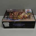 Wood Cabin Mini Building Set with Lights, Forest House Building Block Kit with Animals Stream Waterwheel, 2570 PCS Treehouse Construction Model Toy Collection for Adults Teens Boys Girls 12+