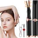 2026 Upgraded Heated Eyelash Curler - 2-in-1 Electric Lash Curler - 3 Temperature Modes/8s Quick Heat/USB Rechargeable Mini Electric Eyelash Curler-Natural Curling 24H Long-Lasting Curl