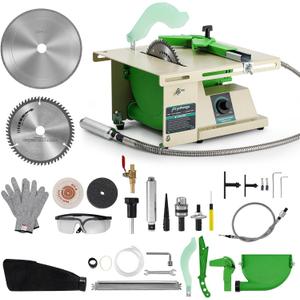 Jewelry Rock Saw for Cutting Rocks, 110V 1380W Lapidary Saw Rock Cutter for Crafts Lapidary Equipment for DIY Gem Stone Grinding Woodworking Carving