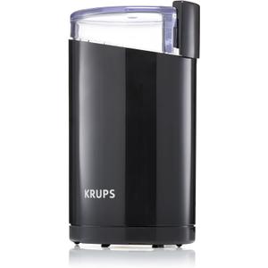 KRUPS Precision Electric Coffee Grinders: 3 oz Capacity, 200W Motor, Stainless Steel Blades for Uniform Grinding of Coffee Beans, Herbs, Nuts, and Spice Grinder (Black) (3 oz / 85 g)