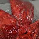 Gejoy Christmas Tree Topper Bow 22 x 16.5 Inch Large Red Velvet Christmas Bow Farmhouse Giant Xmas Tree Topper Decoration for Xmas Home Party Backdrop Wedding Wreath Front Door Window Staircase