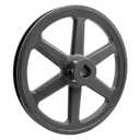 AK84-3/4 V Belt Pulley 3/4 inch Bore 8.25" OD,Mechanical Pulleys Cast Iron for A 3L 4L V-Belts,AK8434 Sheaves